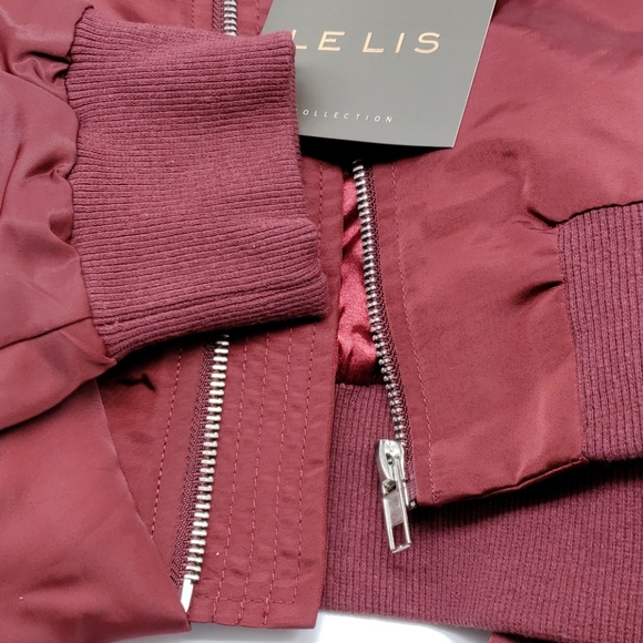 Cropped Bomber Jacket - Le Lis Collection - Picture 8 of 13